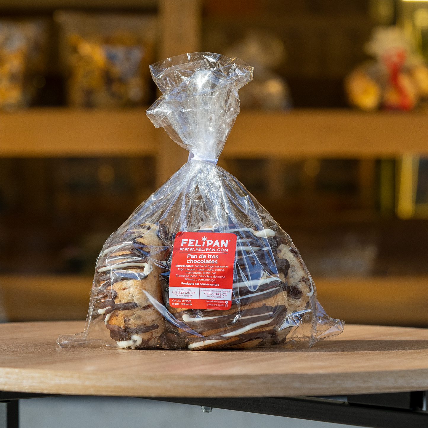 Pan de Tres Chocolates