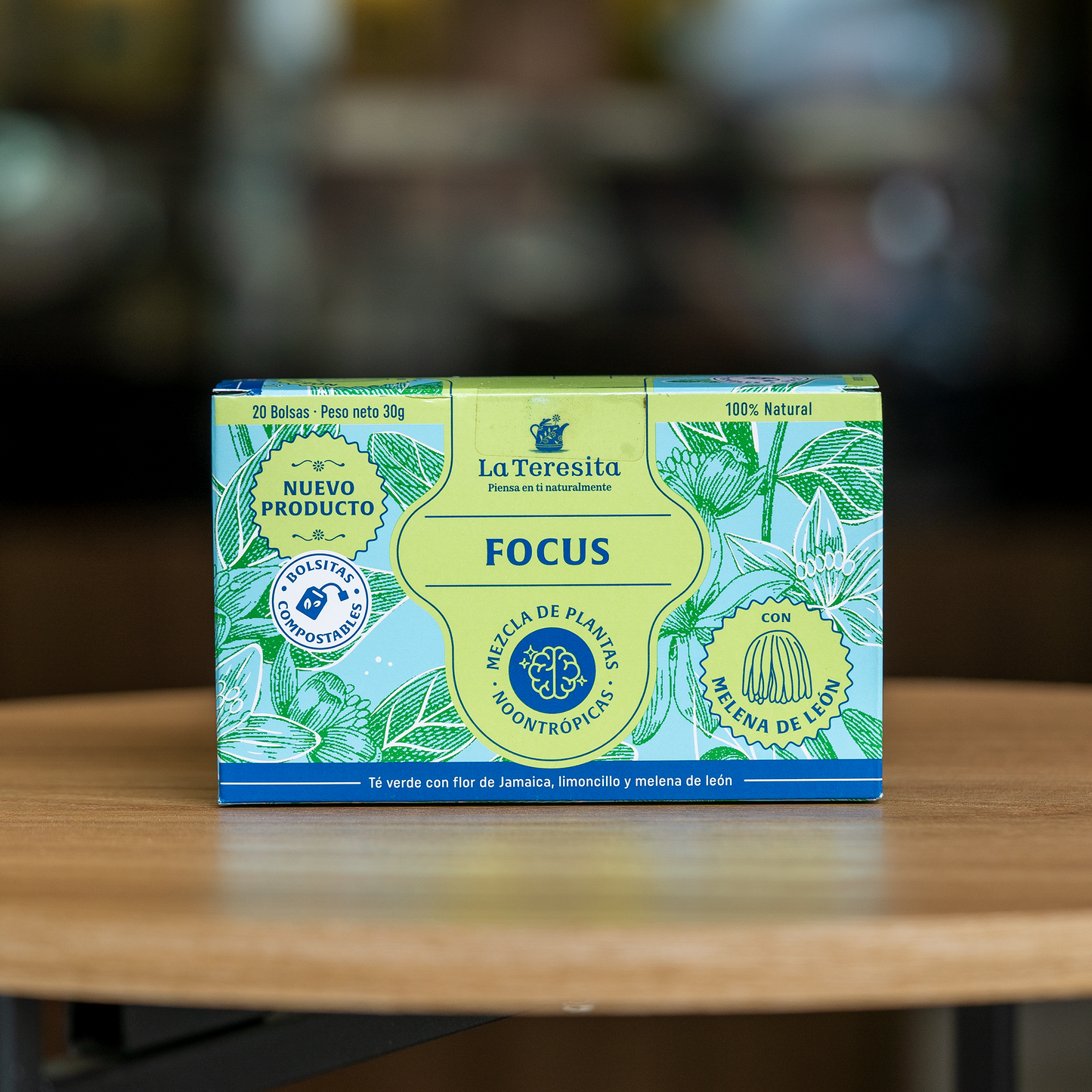 Té verde con Melena de León Focus