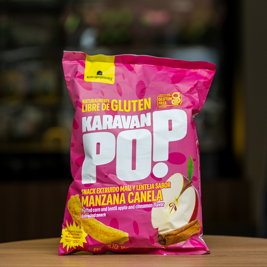 Snack de Maíz y Lenteja Sabor Manzana Canela