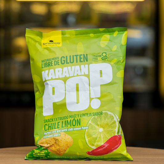 Snack de Maíz y Lenteja sabor Chile Limón